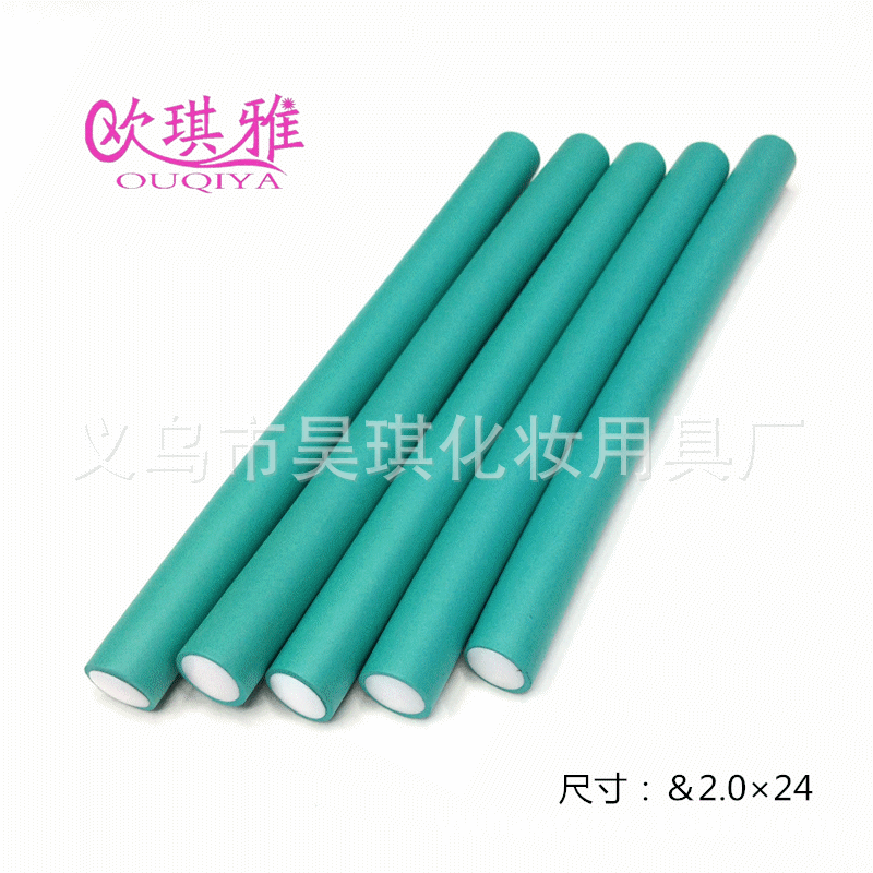 亚马逊懒人卷发棒盘发女童卷发工具多功能魔法卷发棒不伤发橡胶棒