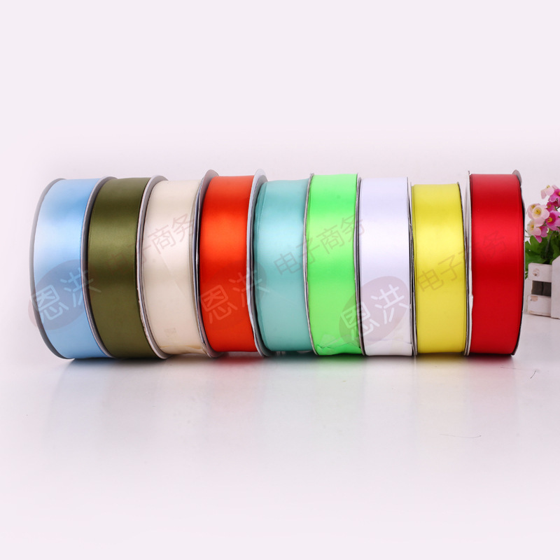 Manufacturers Wholesale 40Mm Wide Encryption Polyester Ribbon Jewelry Ribbon Gift Packaging Wedding Decoration Ribbon Specification drawing