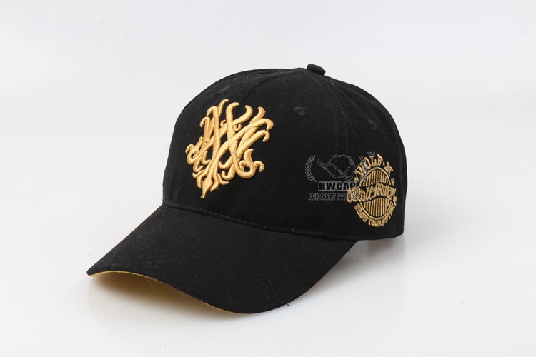 Wholesale Mythological all-cotton baseball caps, outdoor sports Korean-style trendy spring and summer embroidered caps for men and women in stock details Picture