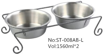 Baojie Pet Bowls, stainless steel cat bowls, dog food bowls, cat food bowls, pet supplies manufacturer wholesale details Picture