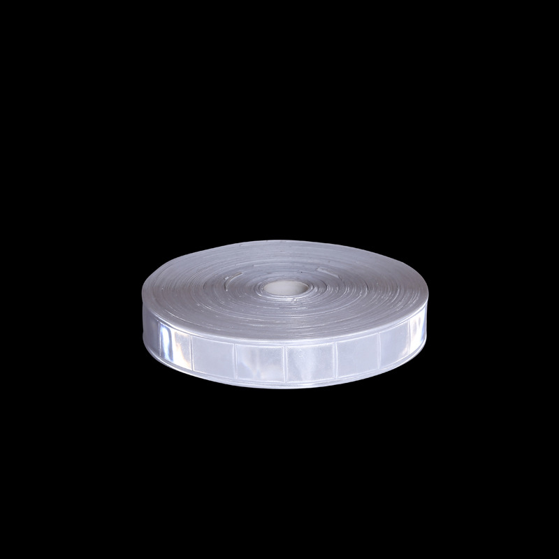 厂家批发各种反光材料 2cm白色日字型反光晶格条反光材料图