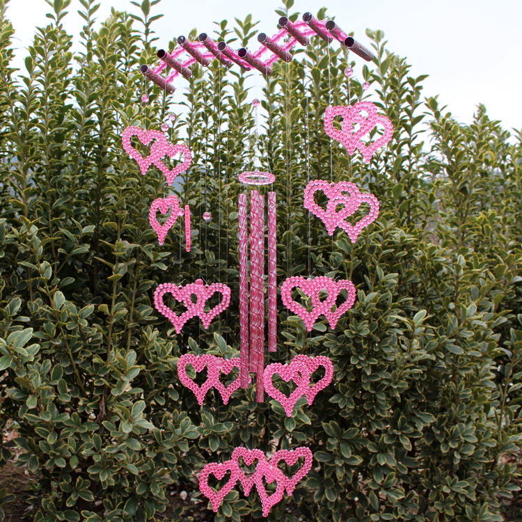 Creative Heart Thousand Paper Cranes Wind Chimes Hanging Decoration Door Decoration Student Craft Gift Gift Home Decoration Pendant Cross-Border Specification drawing