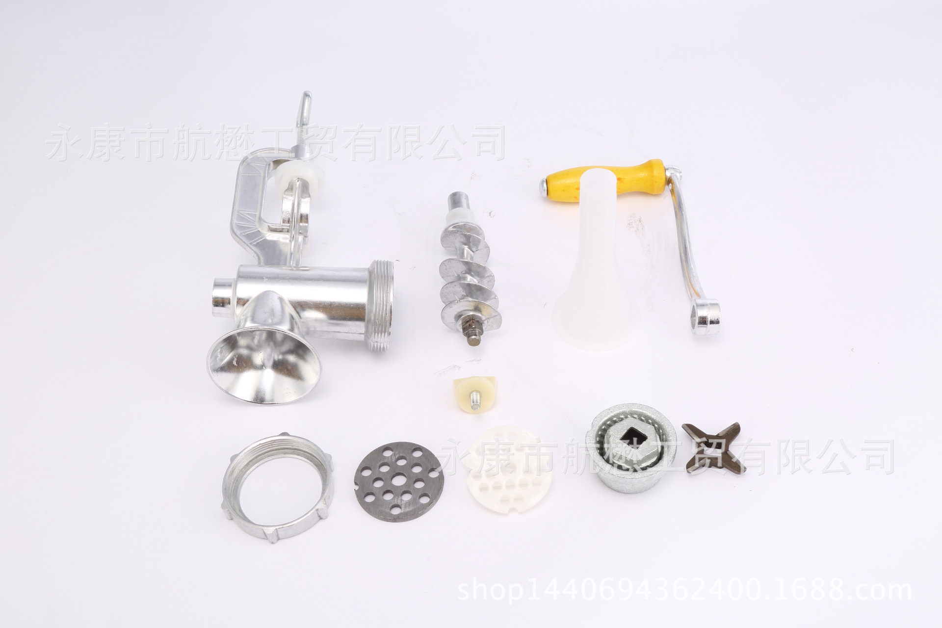 家用绞肉机/手动铝合金绞/及绞肉机配件细节图