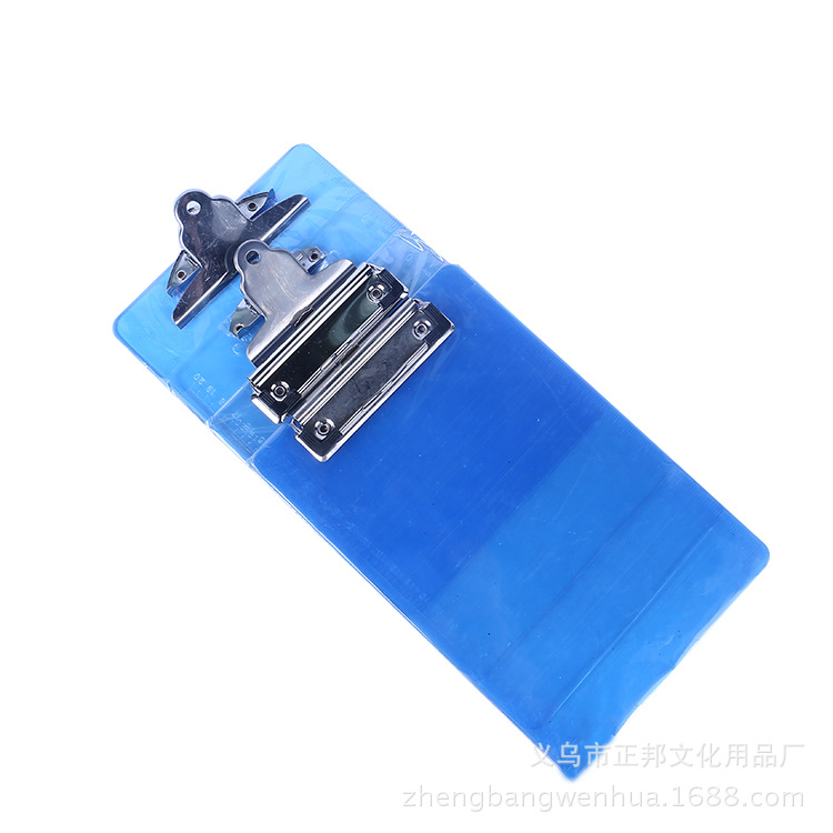 Factory wholesale transparent plastic butterfly flat plate clamps, writing and copying board clamps, writing notes and document clamps can be customized