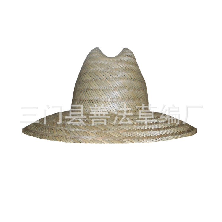 Wholesale production of popular European and American summer straw hats big edge cowboy men hollow straw hats woven straw hats