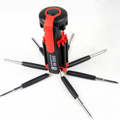 Factory direct sales 8-in-one exquisite gift, multi-functional manual screwdriver set for household tools details Picture