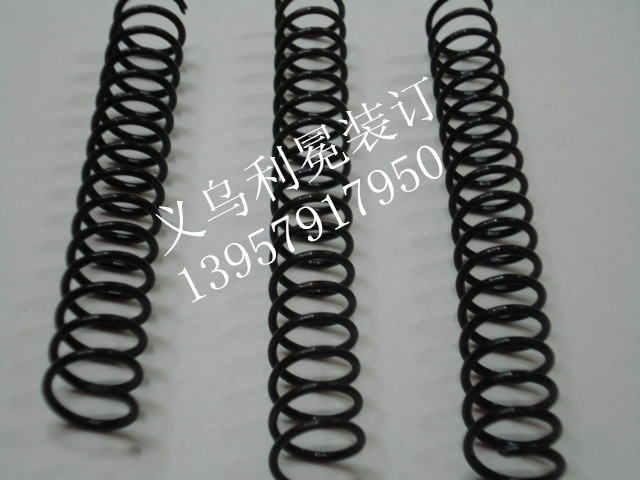 厂家长期供应/彩色螺旋线圈/环保单线圈细节图