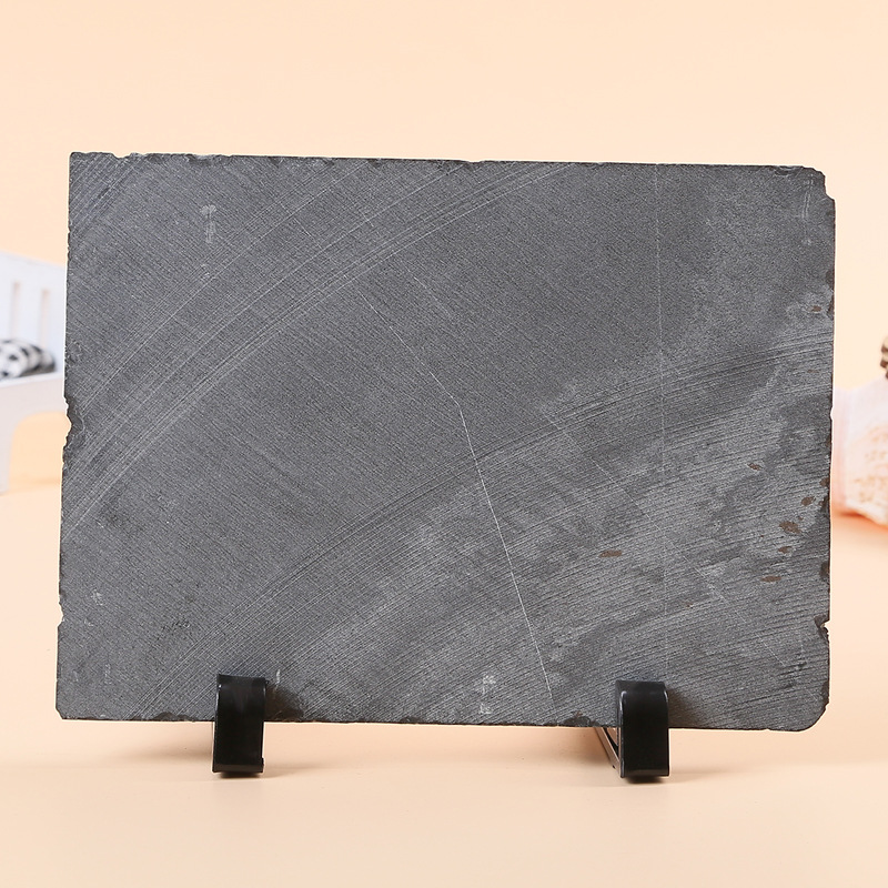 Factory direct sales and wholesale of personalized glossy heat transfer blank SLATE paintings, DIY lithography, photo frames and heat transfer painting handicrafts Specification image