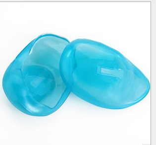 Silicone transparent hairdressing, hair coloring, ear protection, Hair tools, Hair salon, Hair coloring, Hair treatment, oil Soft shampoo, ear muffs/earmuffs Blue