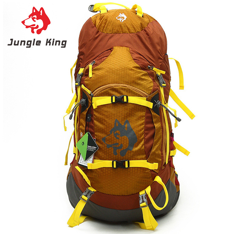 JUNGLE KING 跨境专供 户外双肩包 男女徒步背包 55L旅行登山包图