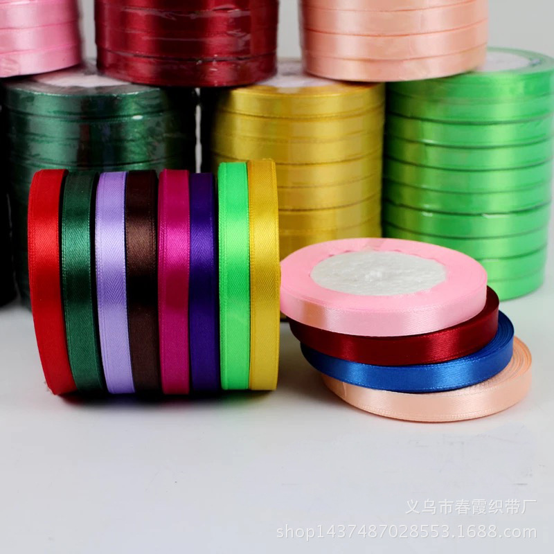 1cm ribbon color Ding ribbon wholesale inventory spot packaging printing ribbon wedding ribbon ribbon ribbon ribbon ribbon full figure