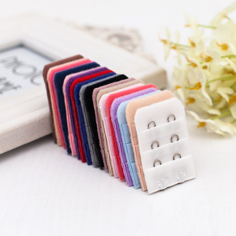 不锈钢文胸加长扣三排二扣3排2扣三排两扣延长扣不褪色不生锈搭扣详情1