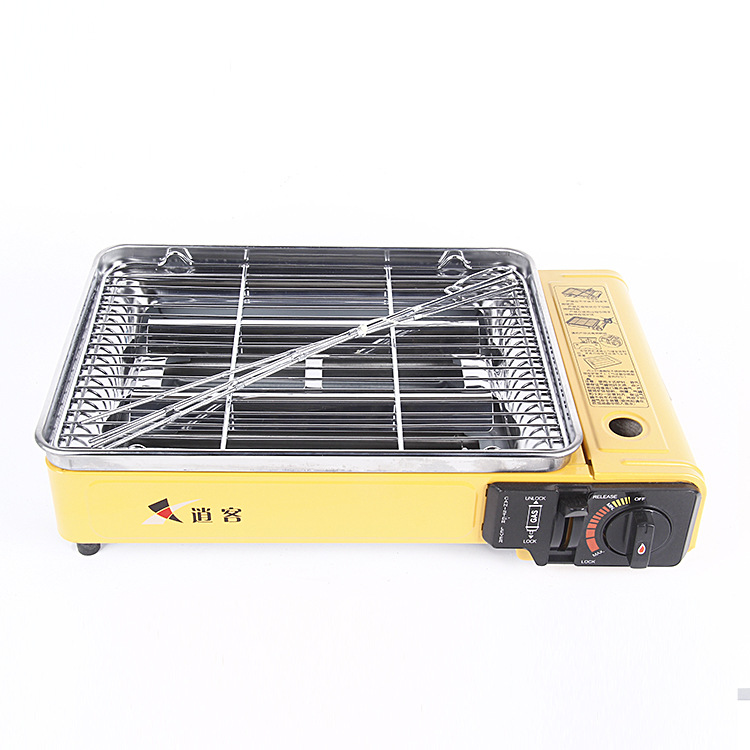 Grill grill wholesale stainless steel electric oven embedded hot pot grill dual-purpose furnace infrared light wave Specification drawing