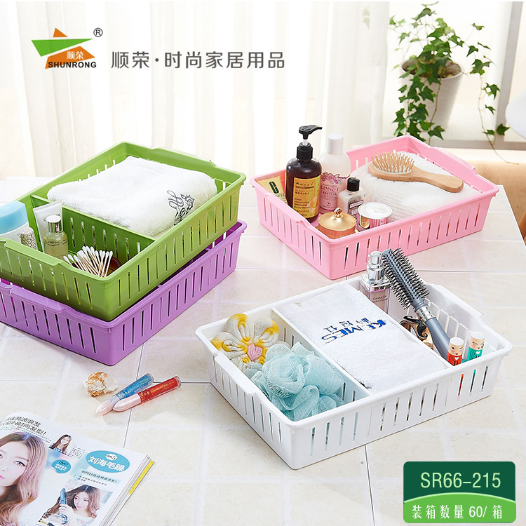 Storage Blue Storage Basket With Card Slot Simple Storage Sr66-214