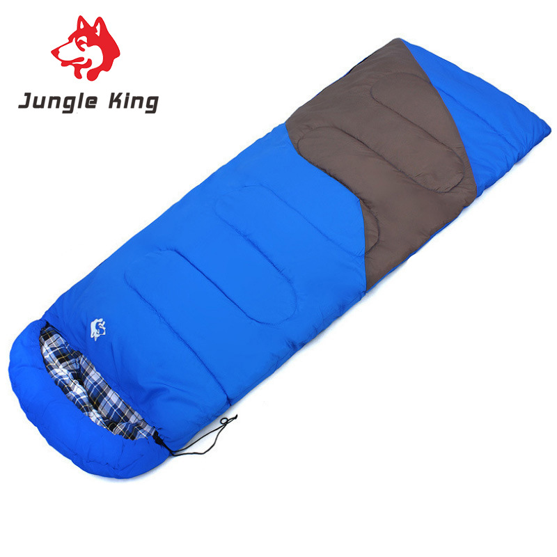 JUNGLE KING Outdoor Camping Equipment Cotton sleeping bags Wholesale Adult Camping Supplies Envelopes Interwoven Sleeping bags