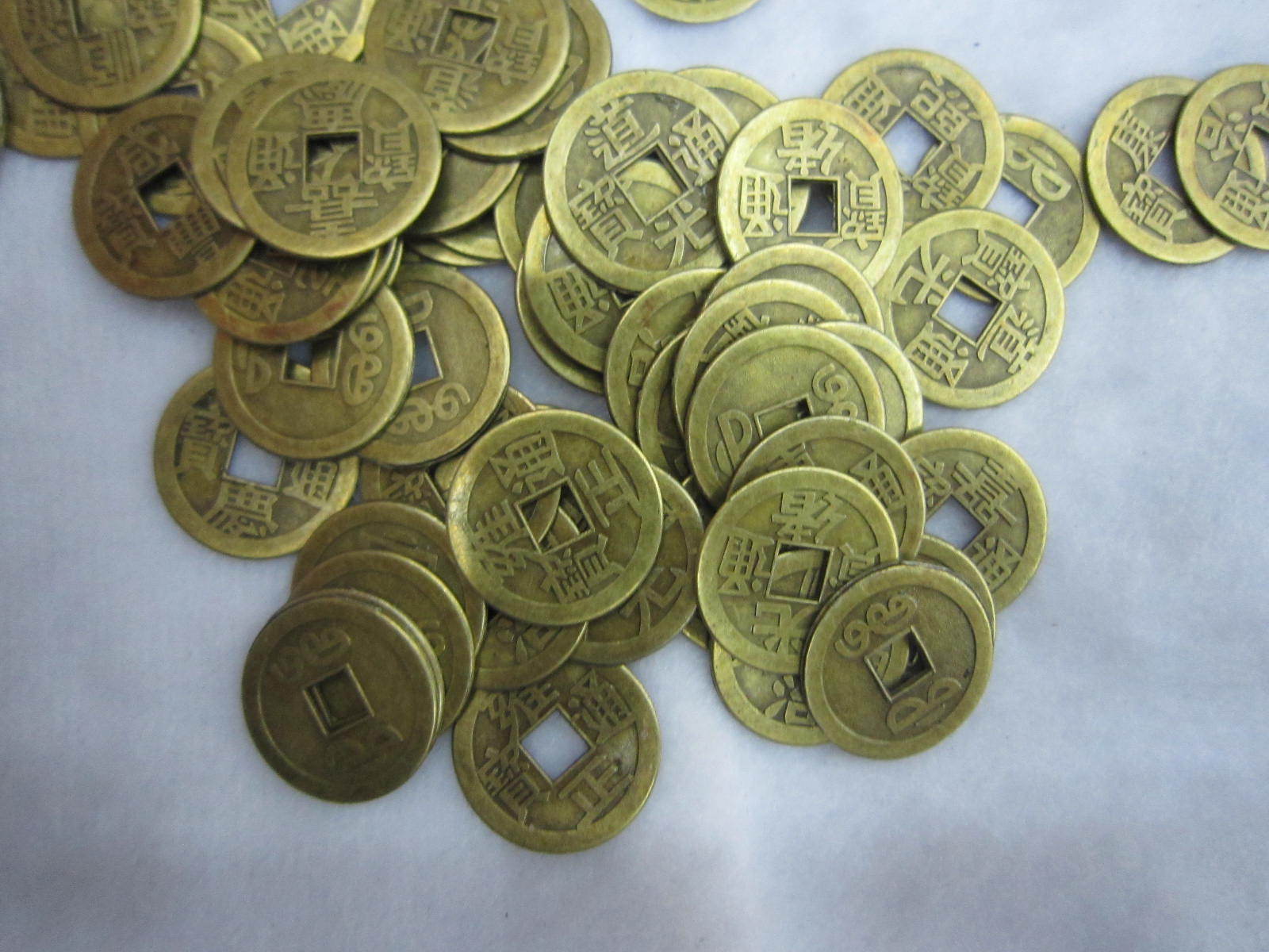 合金仿古钱币 十帝钱 黄铜五帝钱 质量好的铜钱加厚