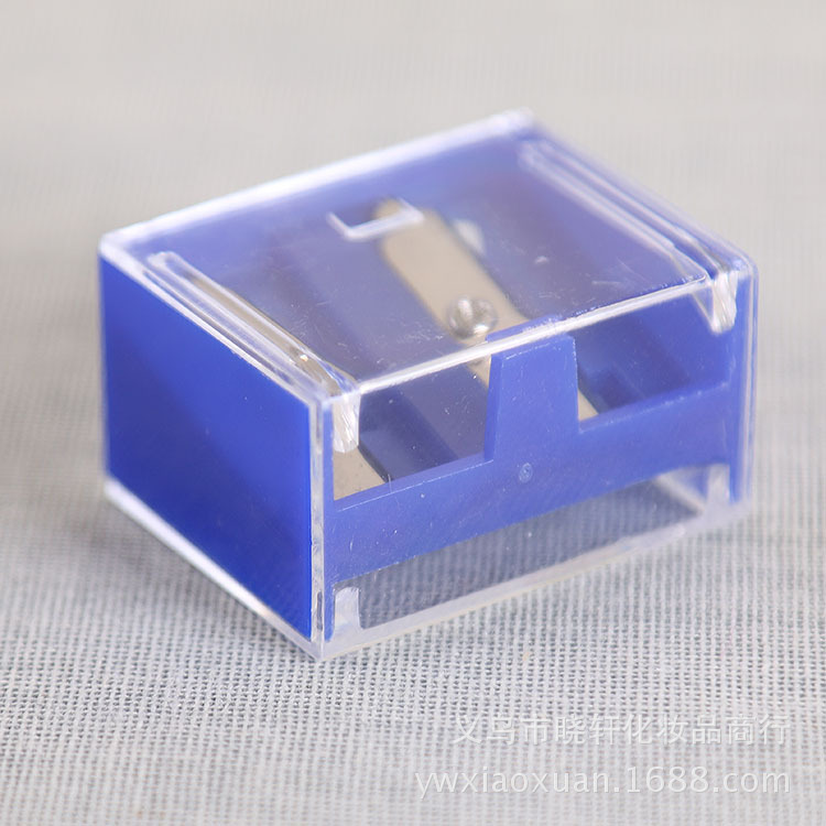 Shop wholesale beauty tools eyebrow pencil companion with cover double hole makeup sharpener (color is random) Specification drawing