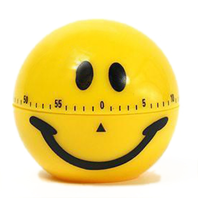 Cute smiling face timer, kitchen soup and cooking reminder bell countdown mechanical timer Specification image