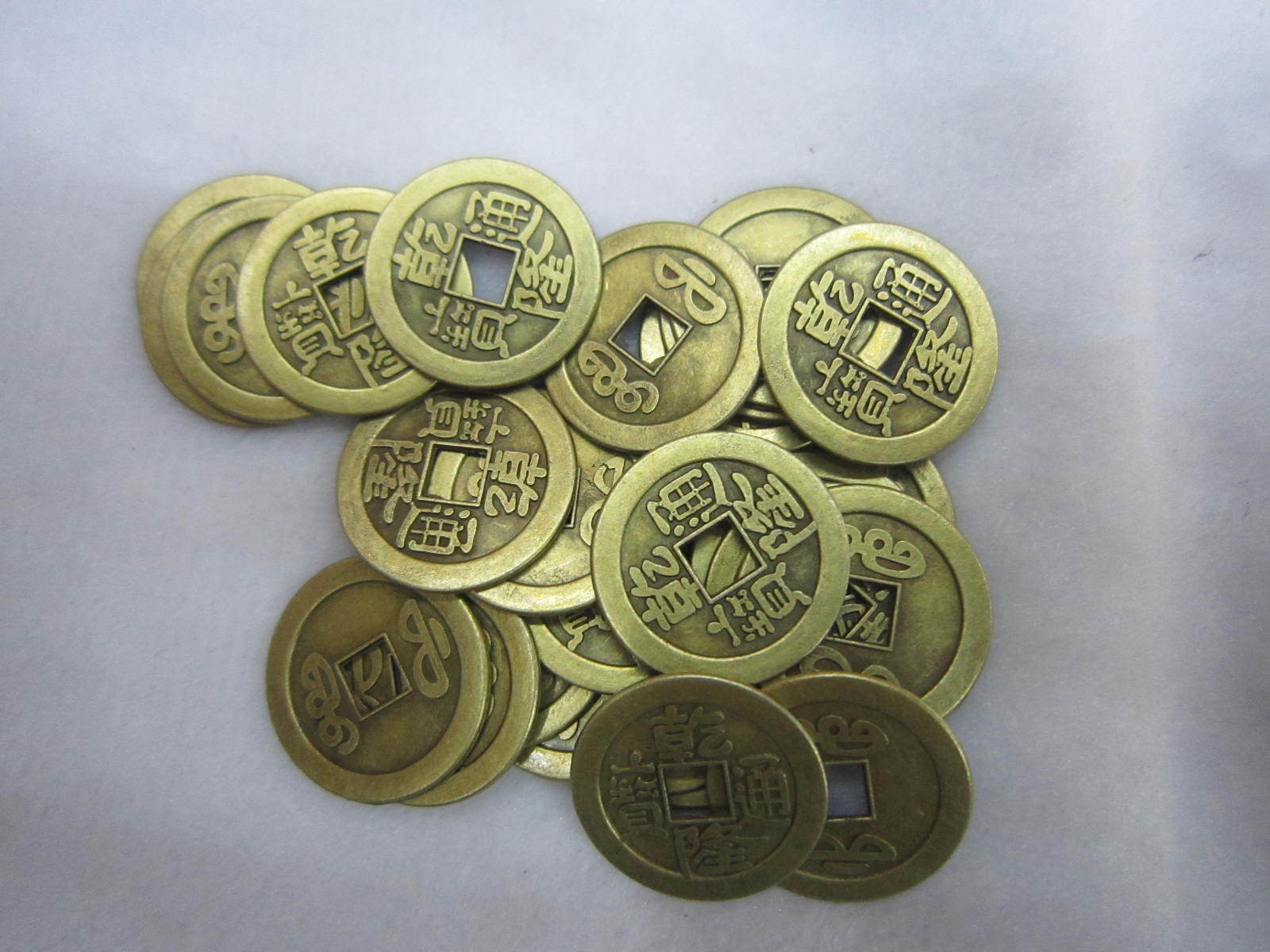 合金仿古钱币/十帝钱/黄铜五帝钱产品图