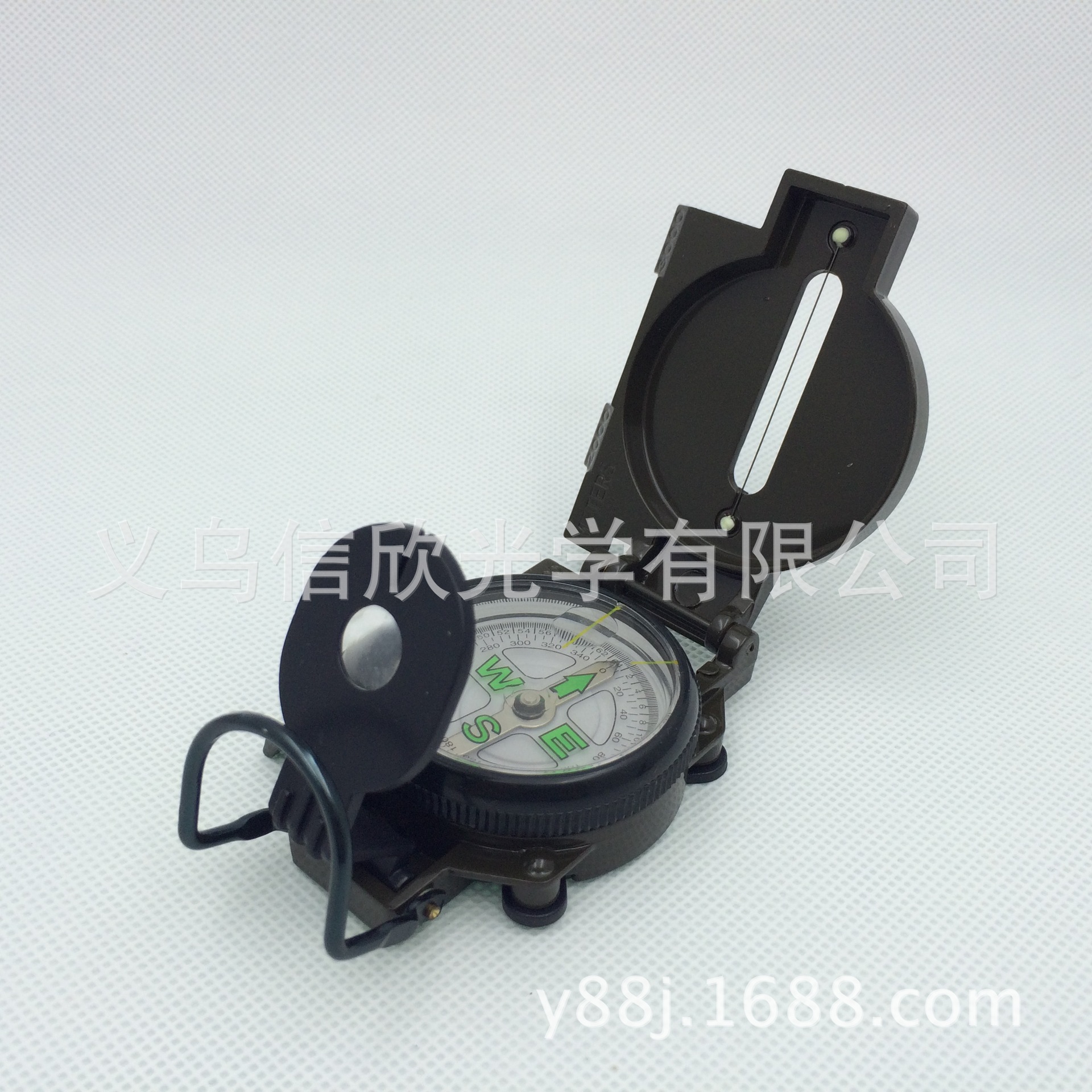 Metal compass, high-quality aluminum alloy shell, camping and outdoor compass, creative gift compass wholesale