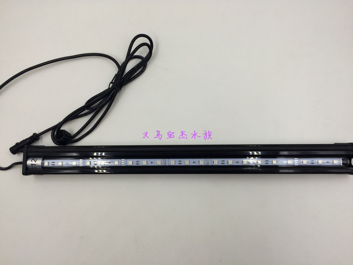 Fish tank light, aquarium LED colorful bubble light, diving aquarium light, blue seven-color slow-flashing oxygen-increasing bubble strip details Picture
