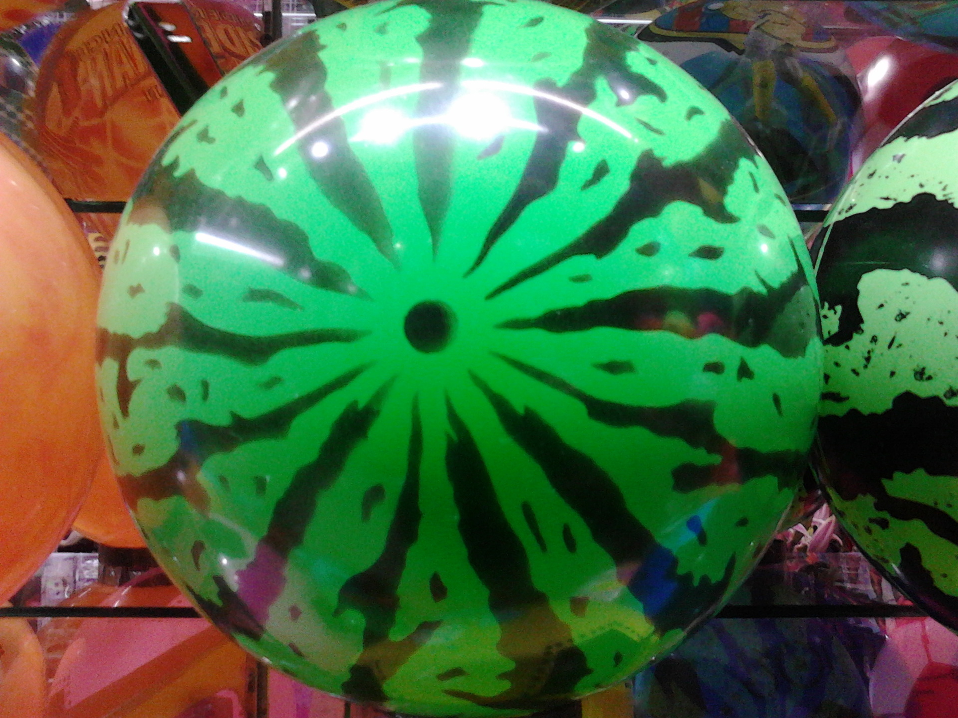 厂家直发西瓜球22公分 玩具球 儿童充气玩具沙滩玩具批发工厂直发图