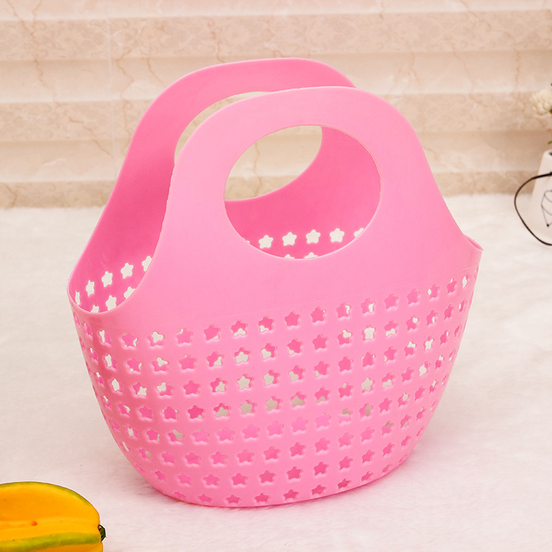 沥水篮/餐具/塑料篮子/欧式份数盆/透明沥水篮白底实物图