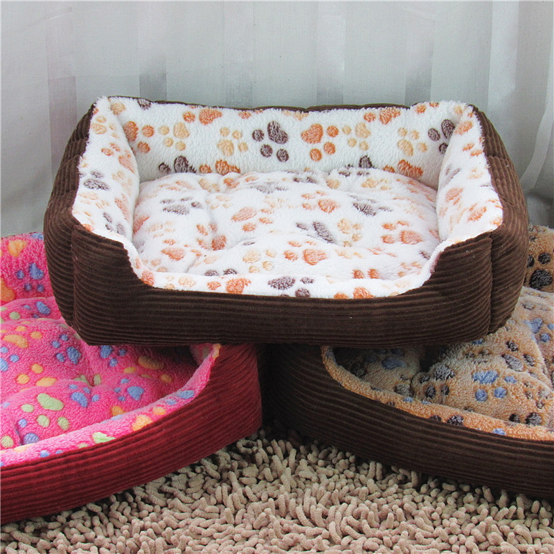Venta directa de fábrica huellas modelo perrera de alta calidad cuatro estaciones universal pet mat cama del perro productos para mascotas al por mayor Specification image