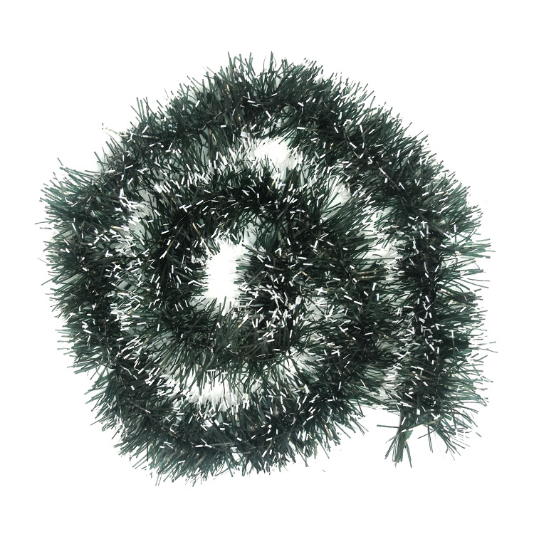 New Year's Day and Christmas decorative gifts: White border ribbons, flowered wool strips, rubia Christmas tree pendant, 2-meter colorful strips details Picture