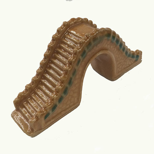 Wholesale of fish tank landscaping, rockery bridge decoration, ceramic simulation bridge manufacturers
