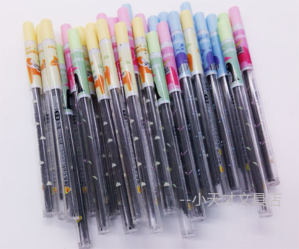 Childlike Heart 2B0.7mm Automatic Pencil Lead Activity Resin Color Lead Pencil Stationery Wholesale details Picture