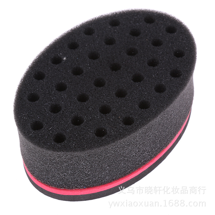 椭圆形乱发卷/短发卷发海绵/定制尺寸加工产品图