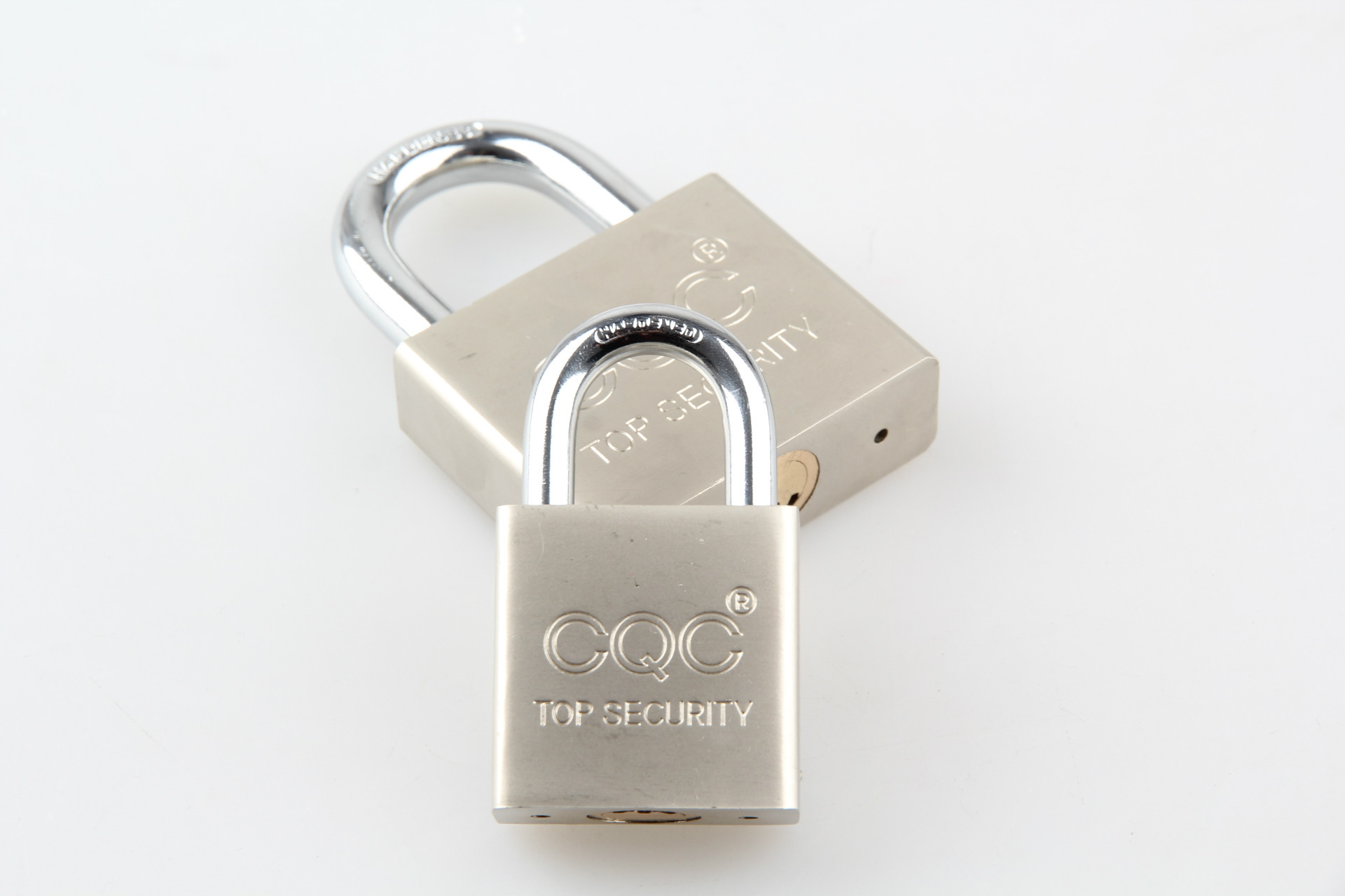 Factory direct supply of all-copper core atomic padlocks, crescent keys, electroplated anti-rust, anti-theft and anti-skid padlocks, door locks and cabinet locks Item Picture