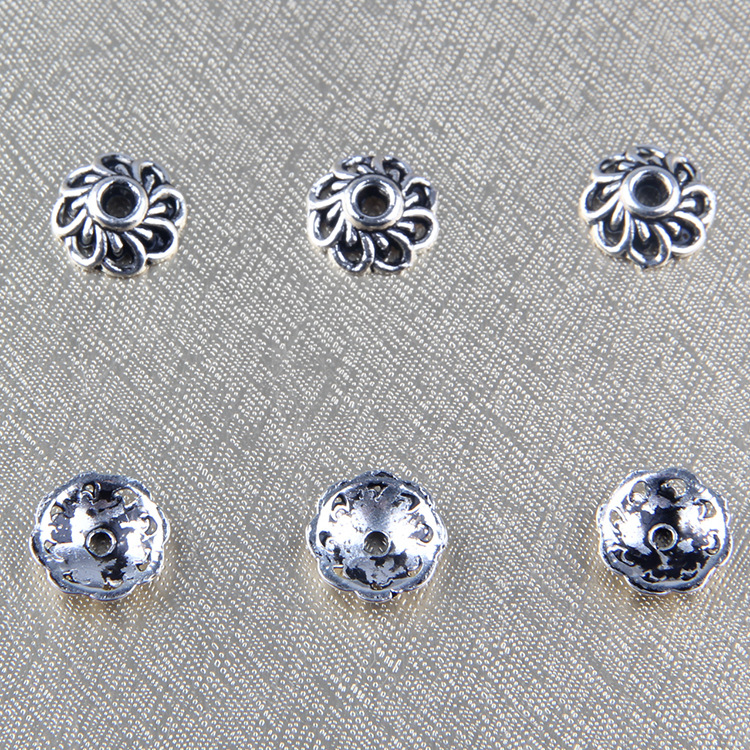 DIY silver jewelry accessories factory direct sales, wholesale of multiple types of flower stands details Picture