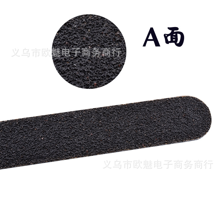 Wholesale of nail art tools: Double-sided black grinding and rubbing strips, nail files, round head grinding and sanding strips, nail art grinding strips, shanilak details Picture