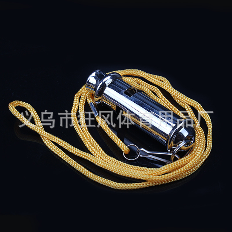 Wholesale outdoor aluminum alloy whistles, rescue whistles, referee whistles details Picture