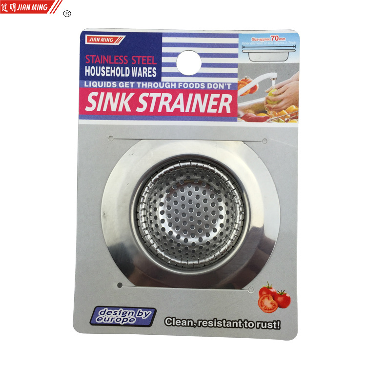 JM8050B不锈钢滤水排水网隔 洗菜盆地漏 防堵水槽过滤网漏盆隔渣