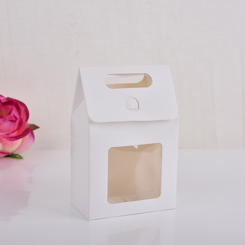 We can supply flip-top simple kraft paper gift boxes, brand-new window-opening gift bags and creative candy packaging paper bags Specification image