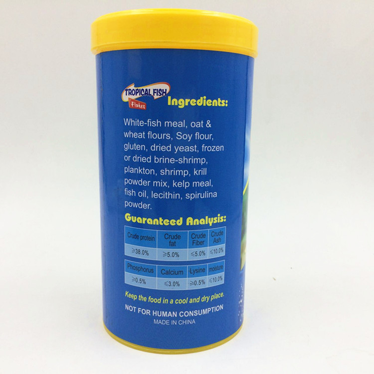 Boje pez Tropical flake pez tropical nutrición peces en escama alimento para peces pequeños 50-1000ML Application Scenario