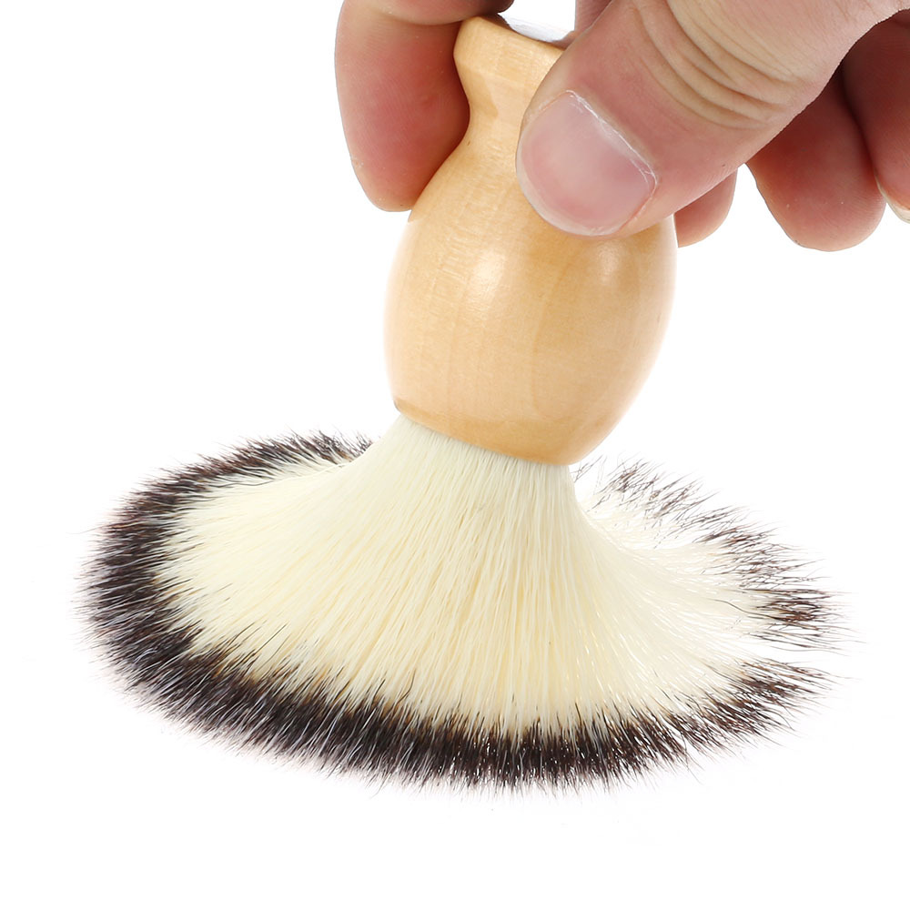 shanilak men's facial cleansing brush, wooden beard brush, household beard cleaning wonder, facial cleansing brush, and other beauty tools Specification image