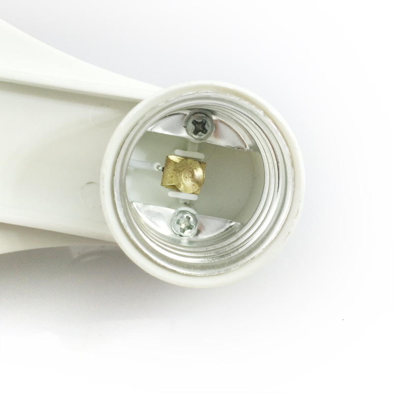 Factory Warehouse Photography Light Converter Lamp Head Lamp Socket E40e27 Screw Socket Three E27 One-Minute Three-Lamp Heads Item Picture