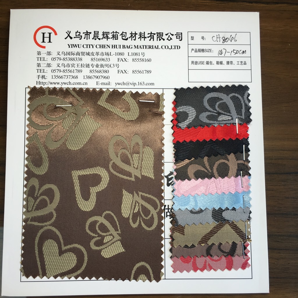 Factory direct sales of multi-color jacquard heart 60-thread sheepskin jacquard foam fashionable backpacks, handbags and briefcases