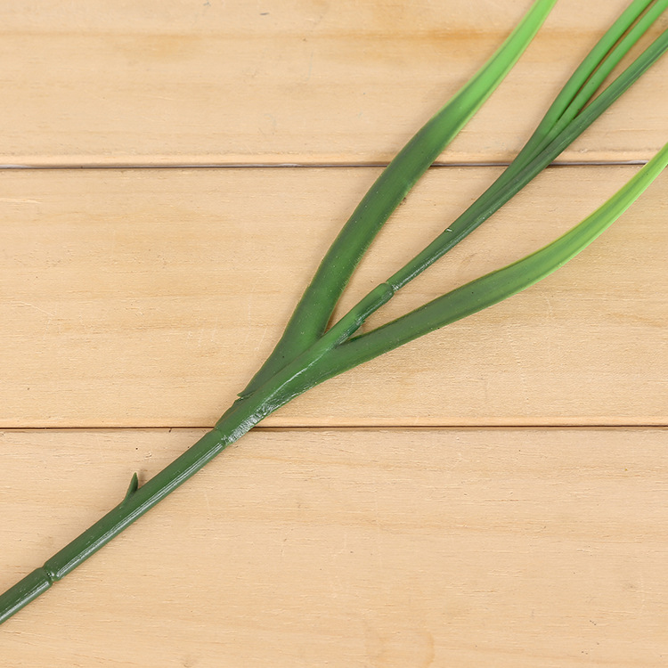 Silk screen flower material wholesale simulation flower pole daffodil branch flower pole water plant aquarium decoration flower plant straight details Picture
