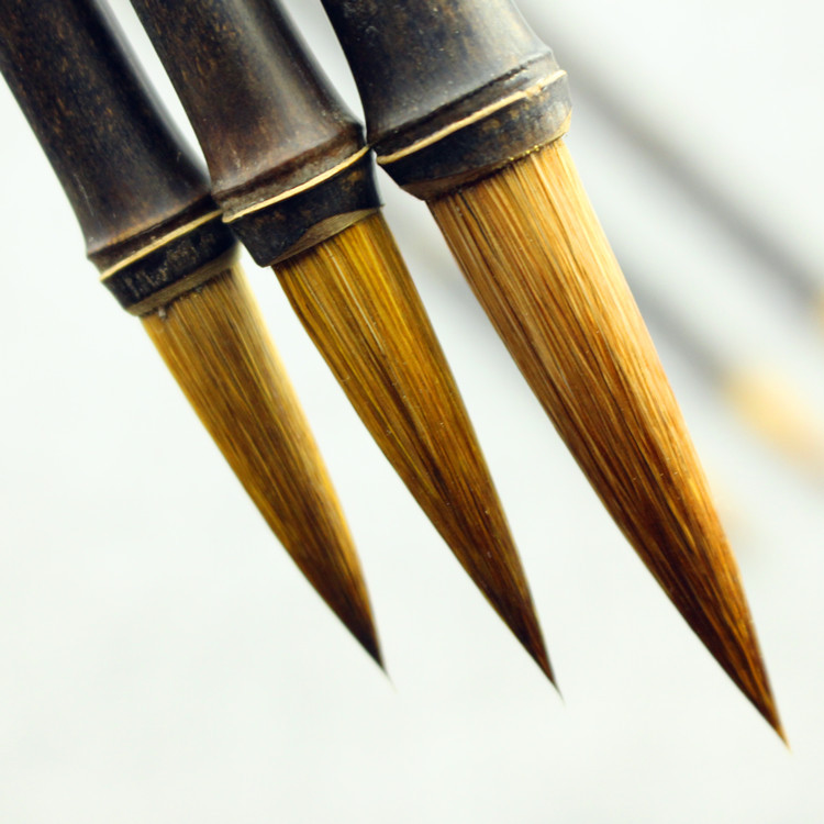 厂家批发文房/毛笔白底实物图