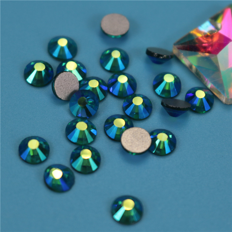Spot Hole Green Ab Color Blue Zircon Flat Bottom Drill Color Model Complete Diy Mobile Phone Shell Beauty Nail Sticker Drill Application Scenario