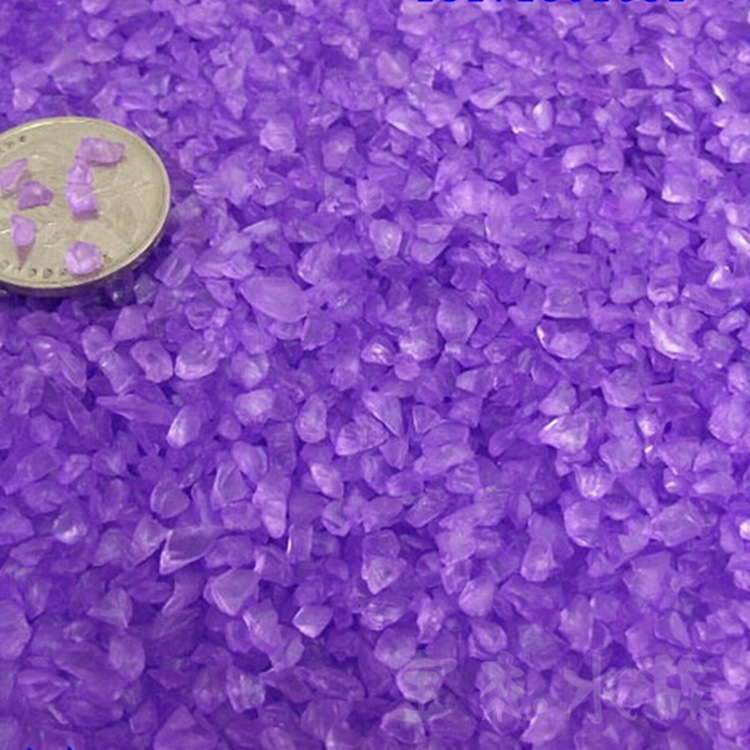 Wholesale high-end aquarium interior and exterior landscape sand/fish tank and aquarium landscape glass sand/high-end colored glass sand Specification image