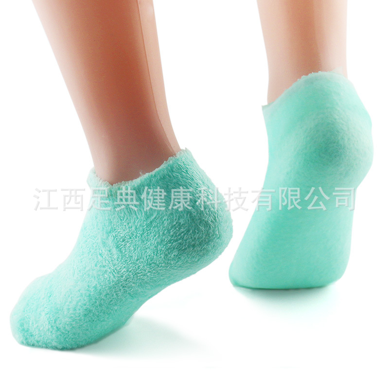 Factory wholesale spa essential oil gel socks, cross-border moisturizing gel socks, gel foot masks, anti-cracking socks, moisturizing socks Item Picture