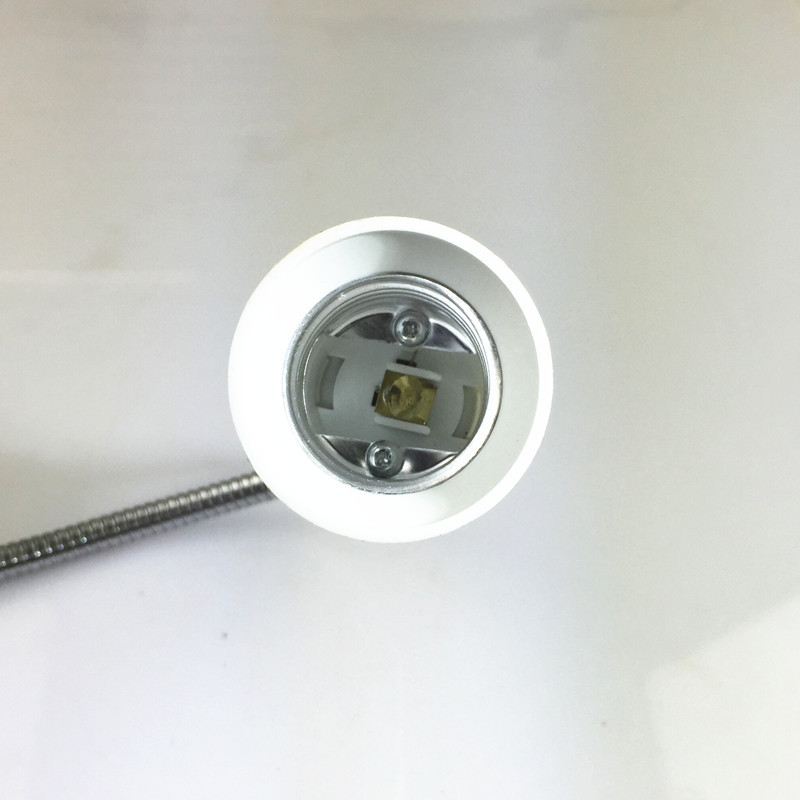 E27 screw-type universal wire-equipped lamp head, two-pin plug, night light clip lamp base with switch, table lamp base Item Picture