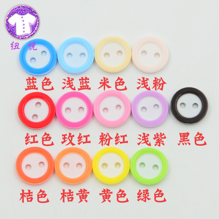 New Joy Clothing Accessories Cartoon buttons, resin children's buttons, thin edges, colorful DIY baby shirt and sweater buttons Application Scenario