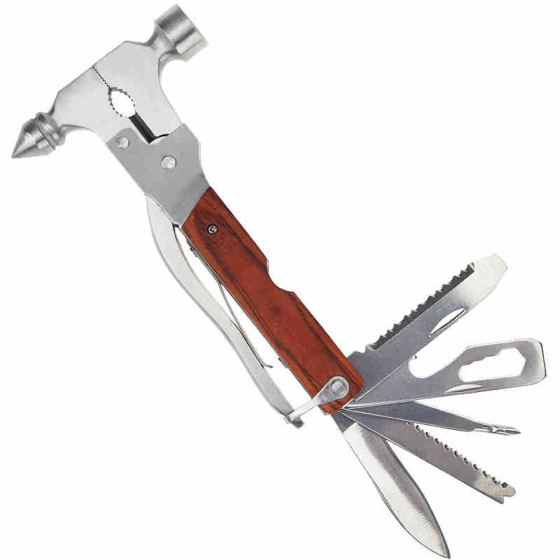Safety hammer outdoor tool multi-functional car safety rescue hammer with axe window breaker Application Scenario